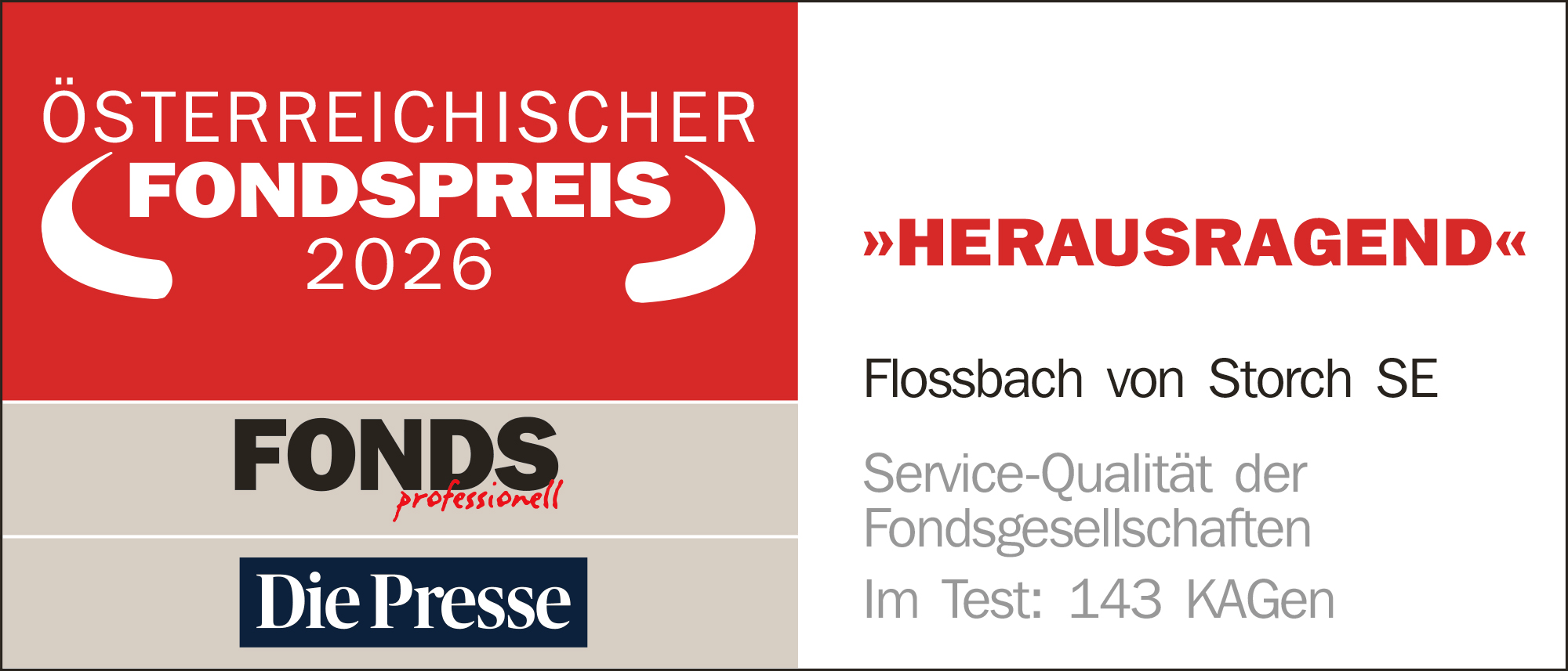 Herausragende Servicequalität -
